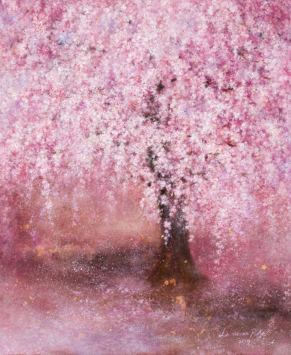 田口恵子《Cascade rose》画像