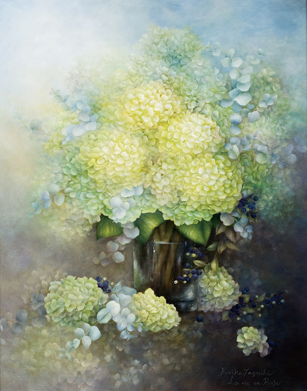 田口恵子《Pluie Bleue》画像
