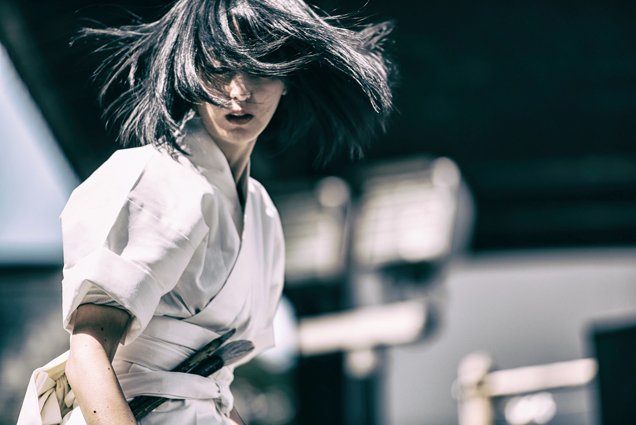 小松美羽ライブペインティング画像