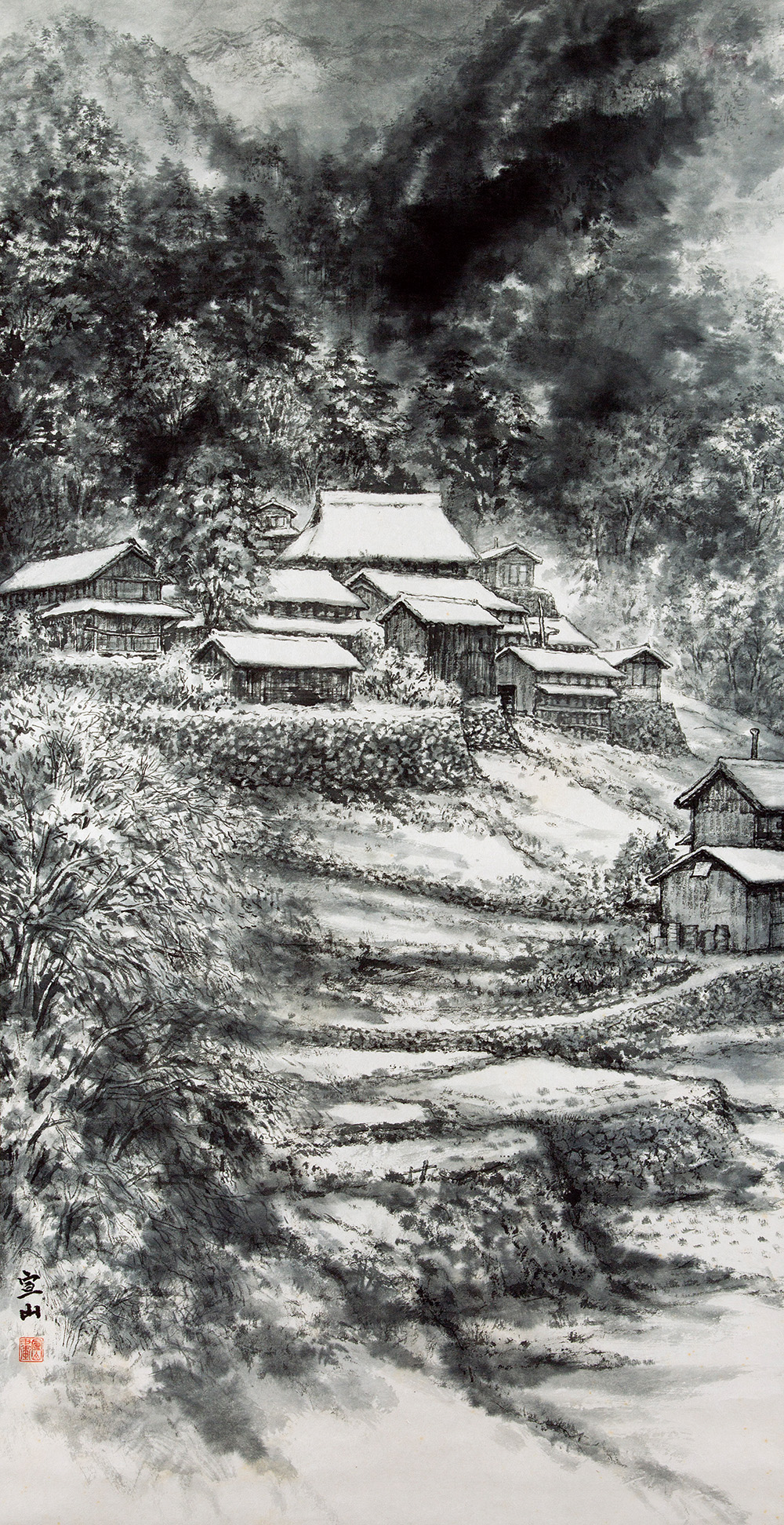 山麓隆寒