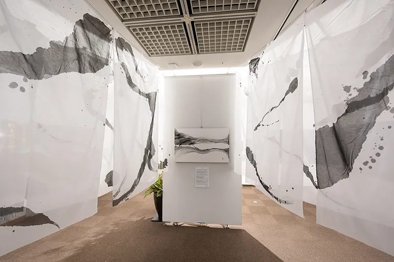 個展「郷祥展〜書の可能性〜」(サンポートホール高松)会場風景