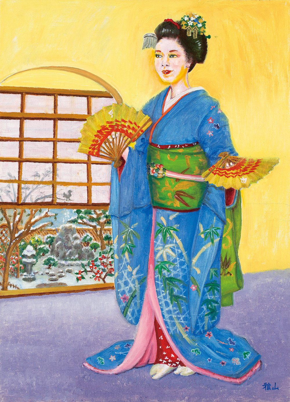 師走の京舞妓