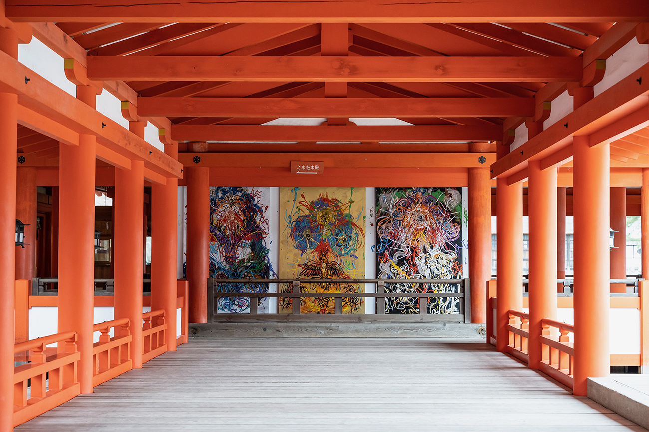 小松美羽作品《大調和と祈りの聖島》画像