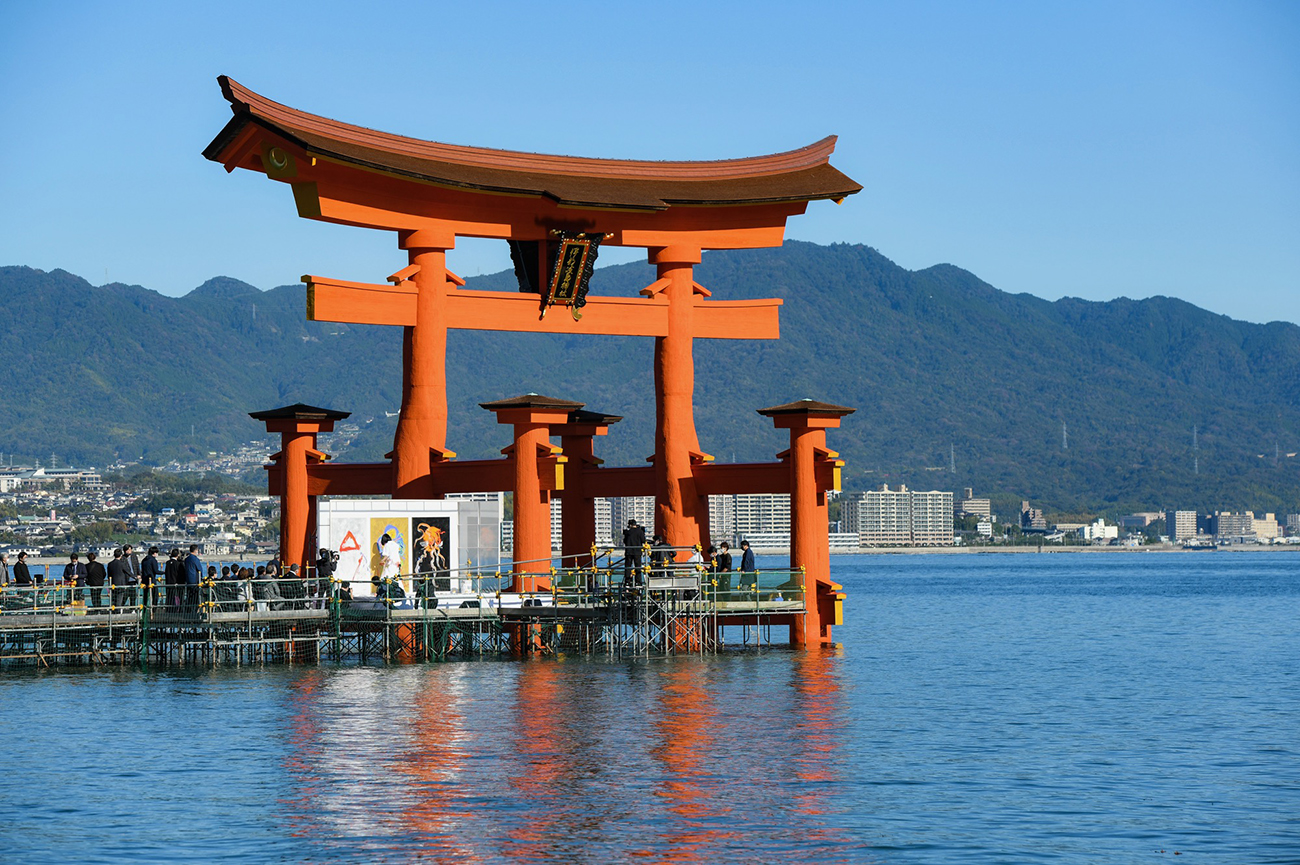 嚴島神社の大鳥居