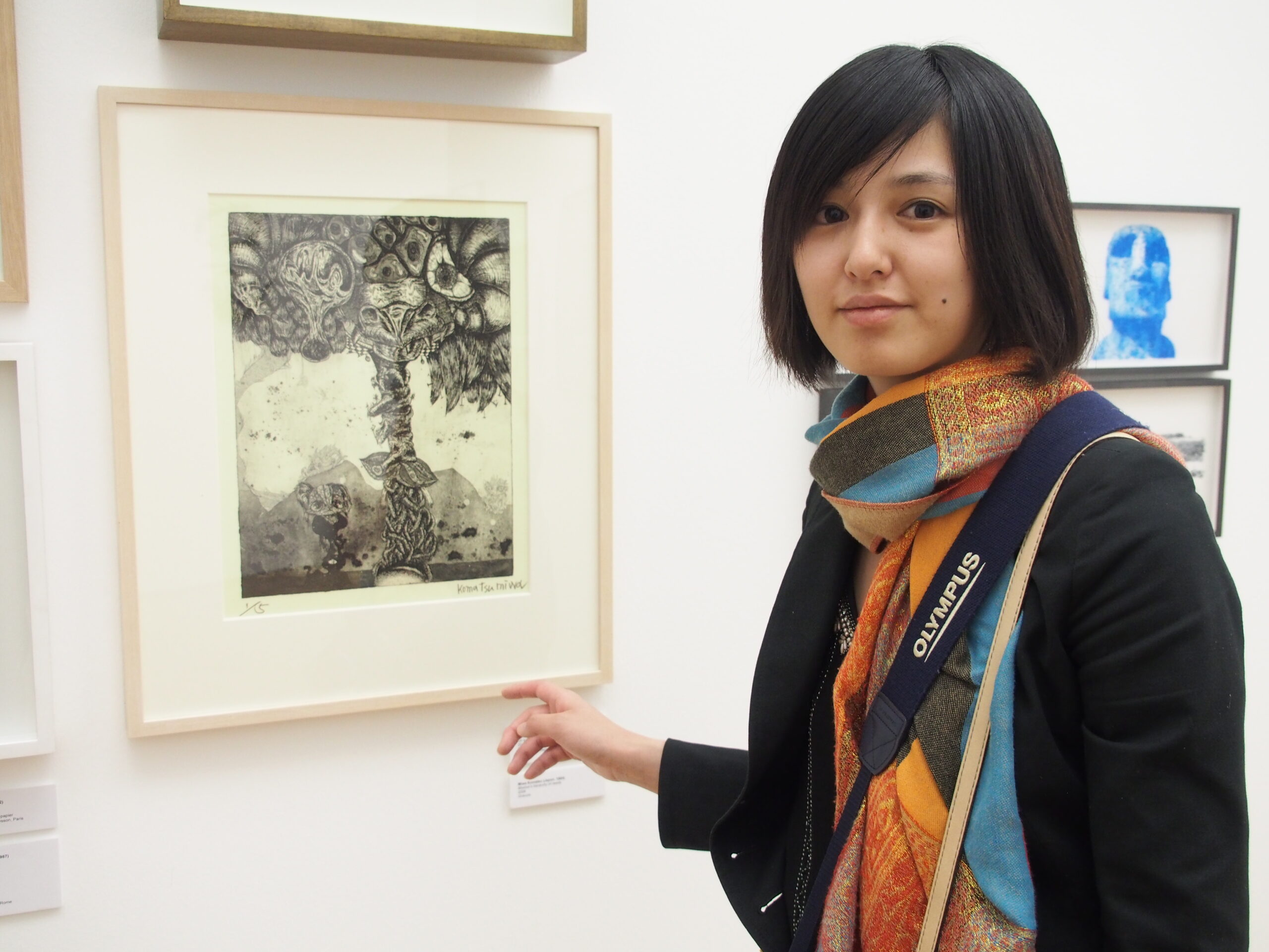 2013年パリ（プチパレ」美術館）にて
