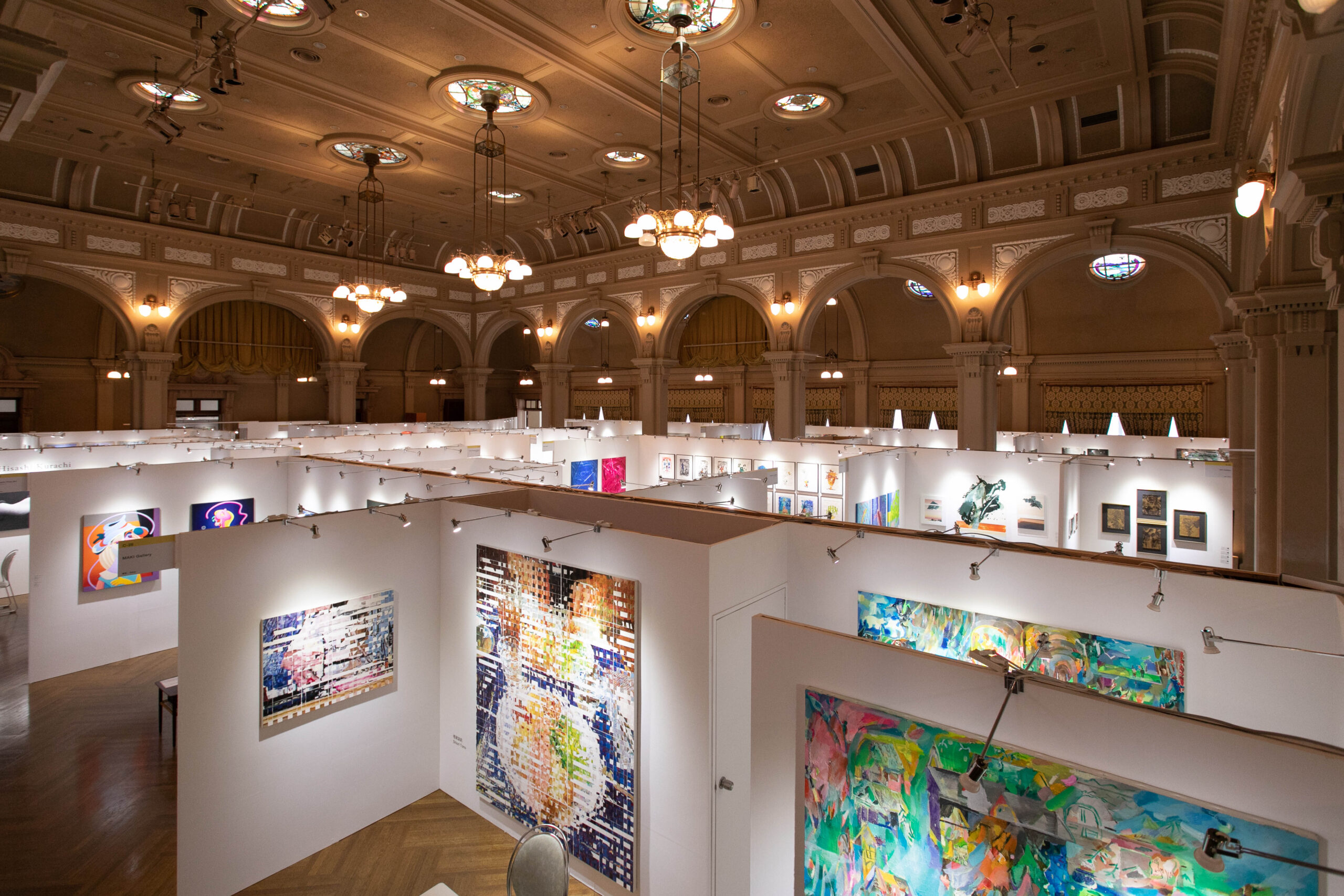 ART OSAKA 2023 Galleriesセクションの様子