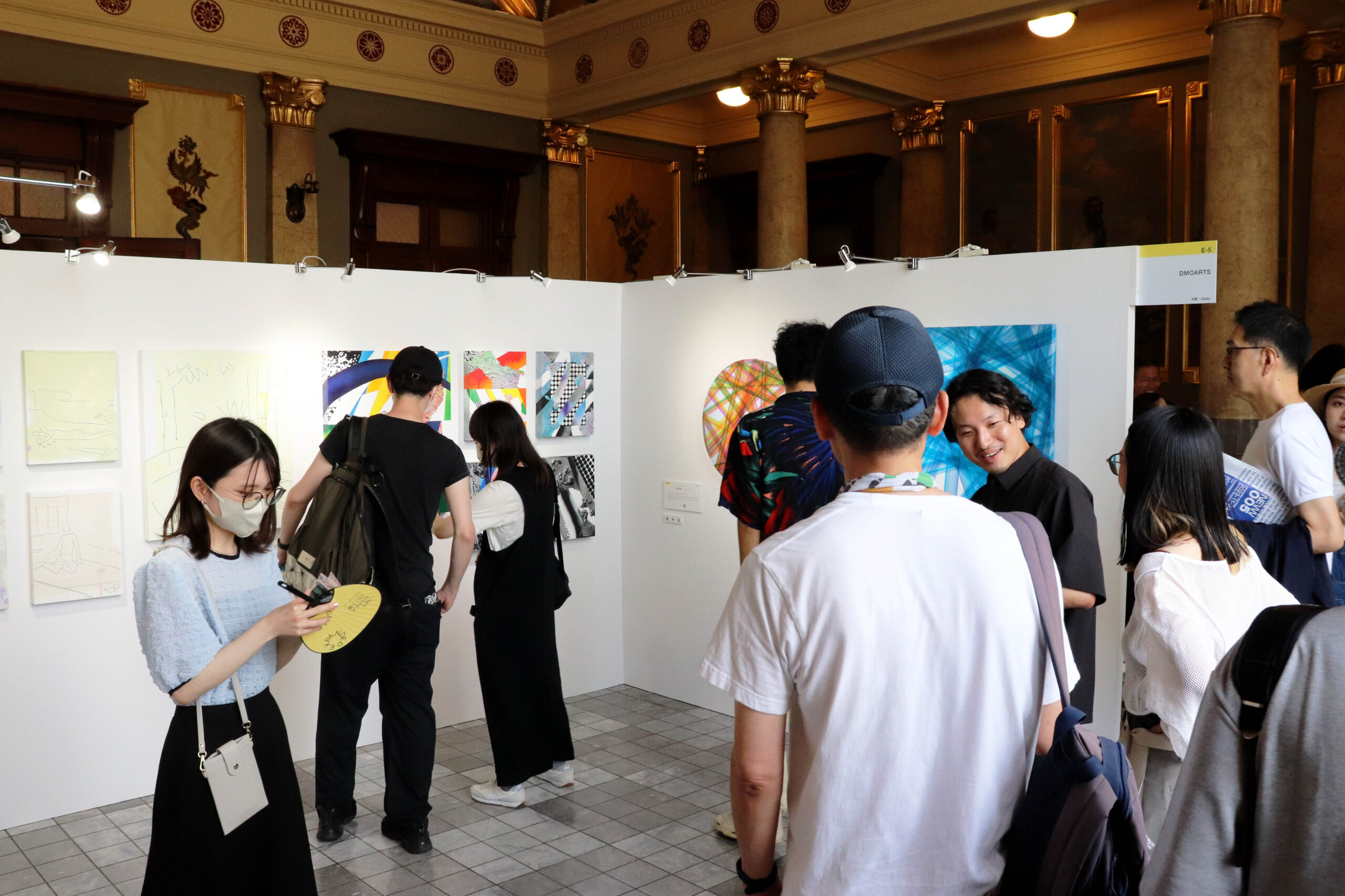 DMOARTSの展示ブース