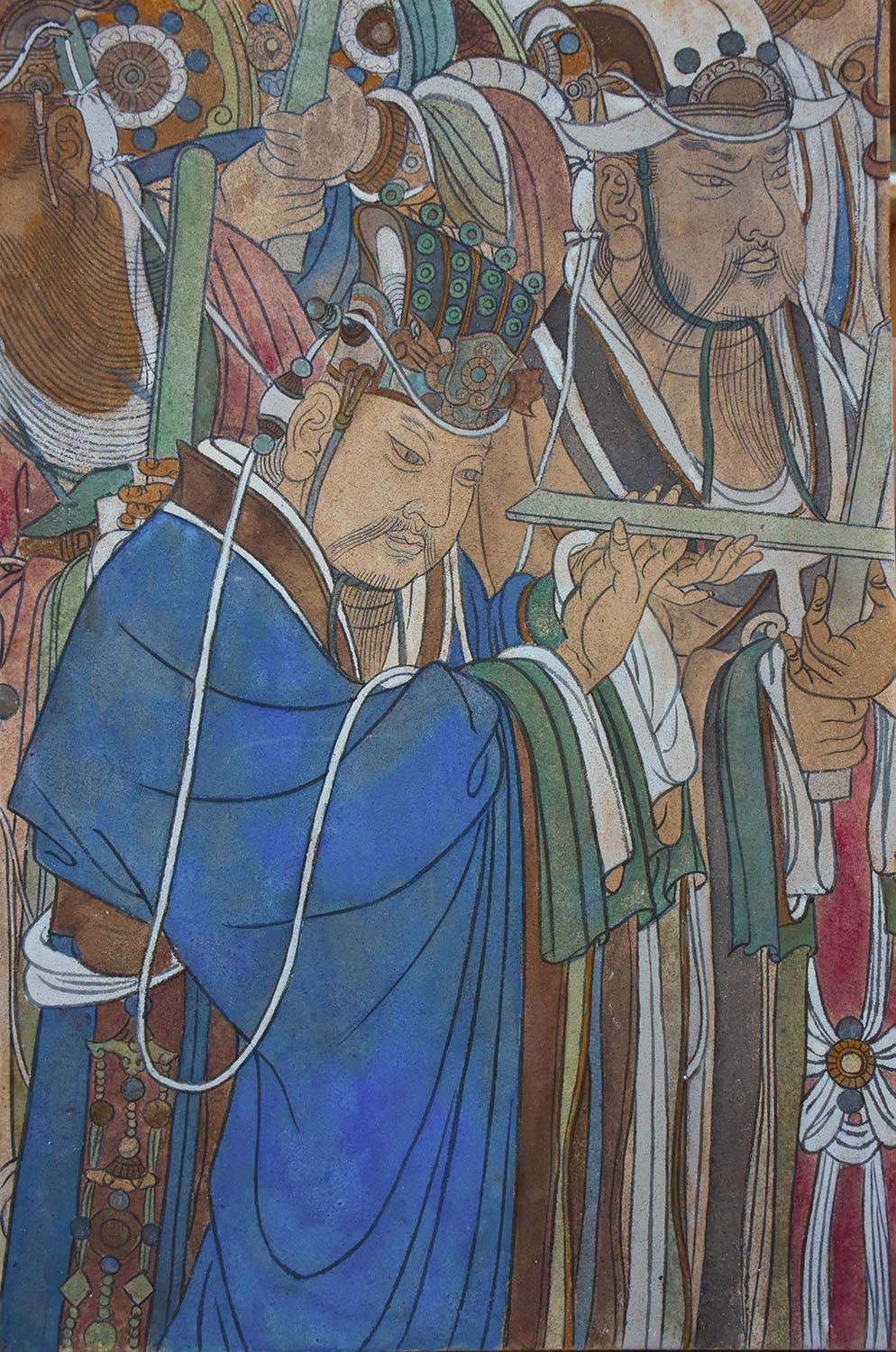 参考作品《中央民族大学在学時制作の壁画臨写》　2018年