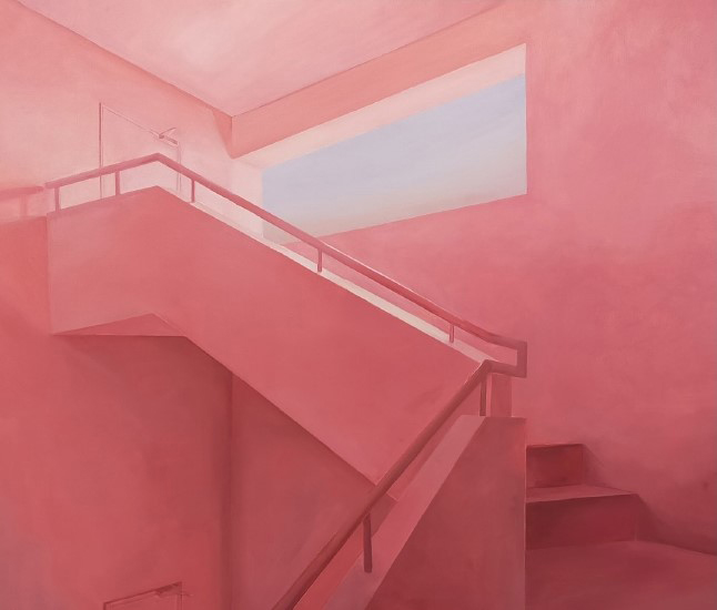 《Liminal Space》2023年　油彩/キャンバス　162.0×194.0cm