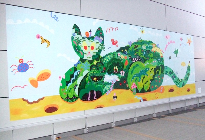 岡田杏里《あるところに…（猫）》2024