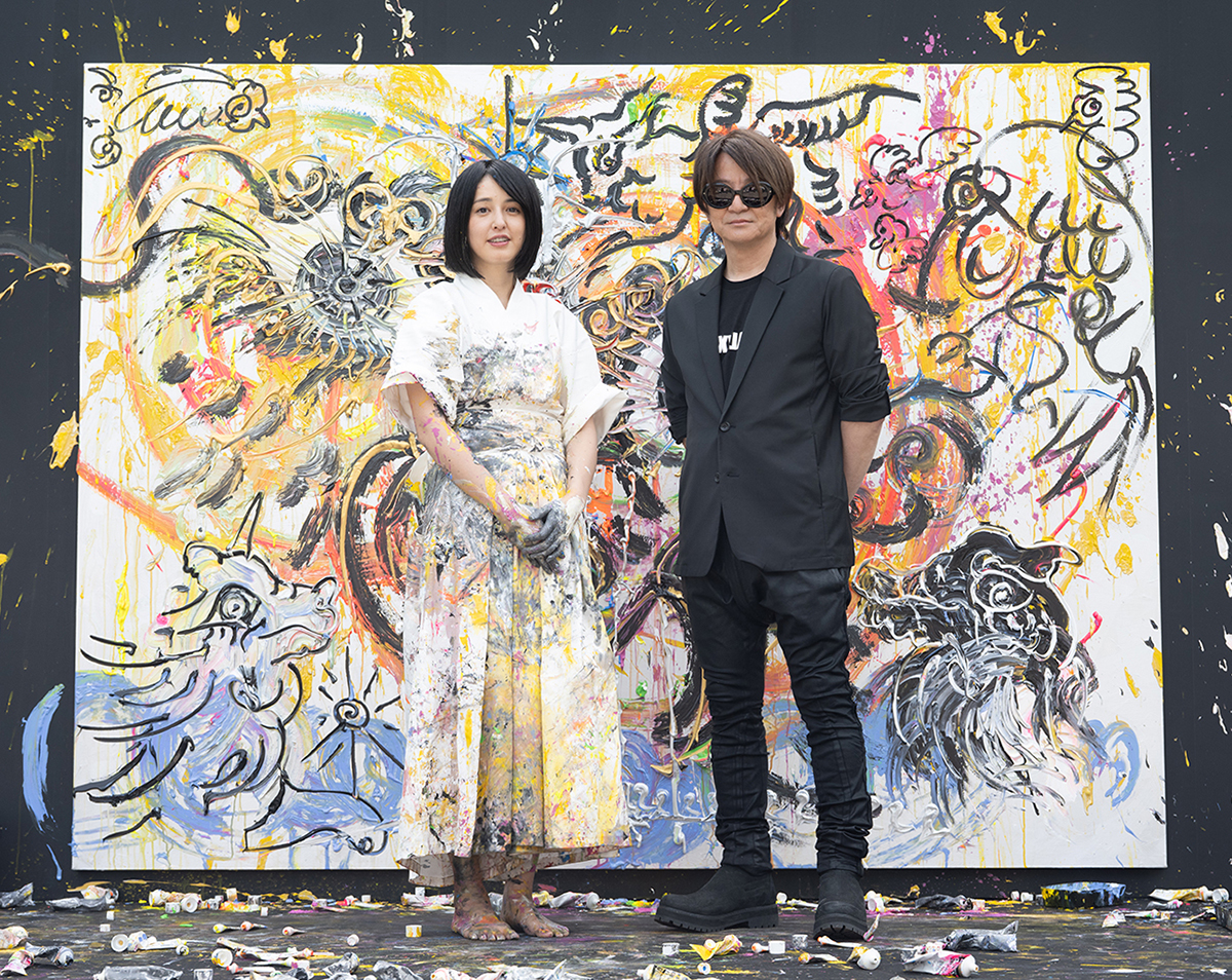 6月14日：小松美羽のライブペインティング