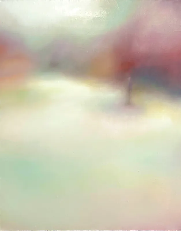 出展作品《あなたの中の私》2025年　油彩/麻布　105.0 x 79.5 cm