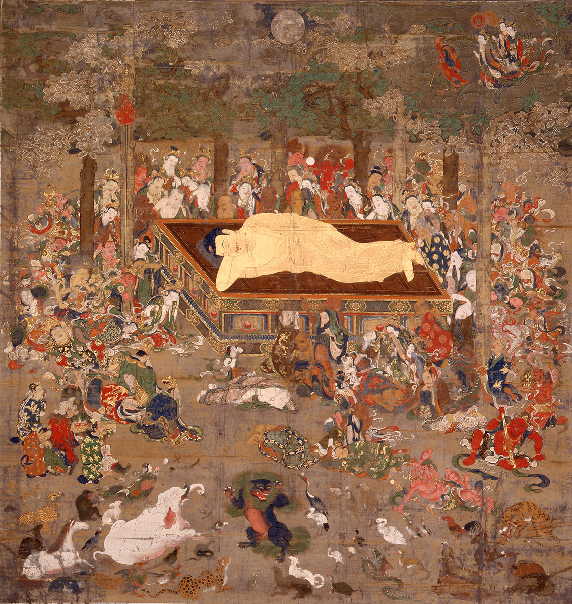 《仏涅槃図》画像