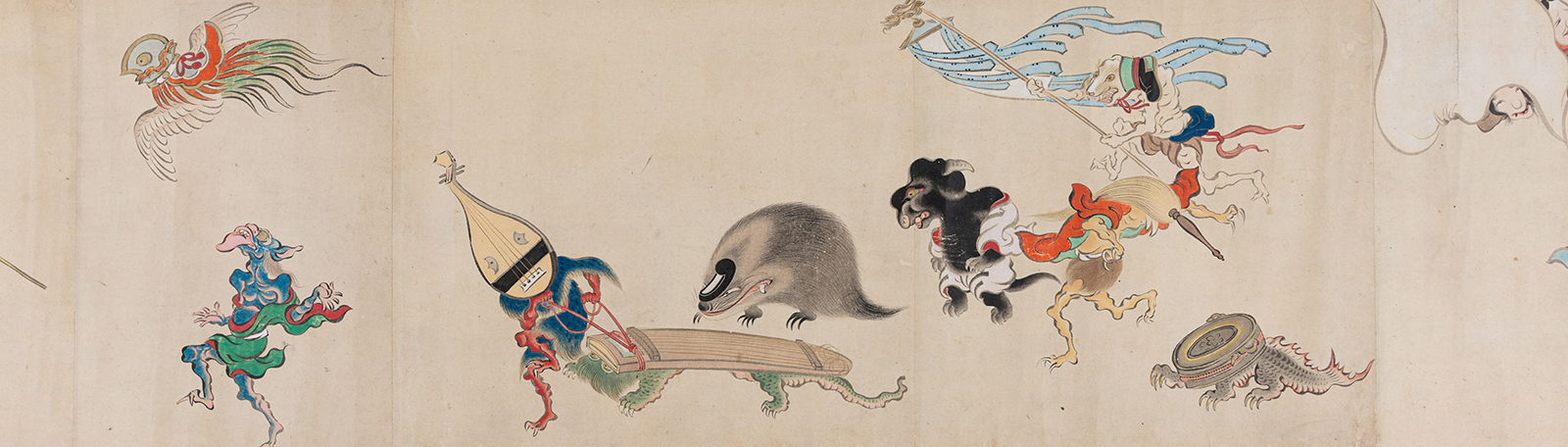 《百鬼夜行絵巻（部分）》画像