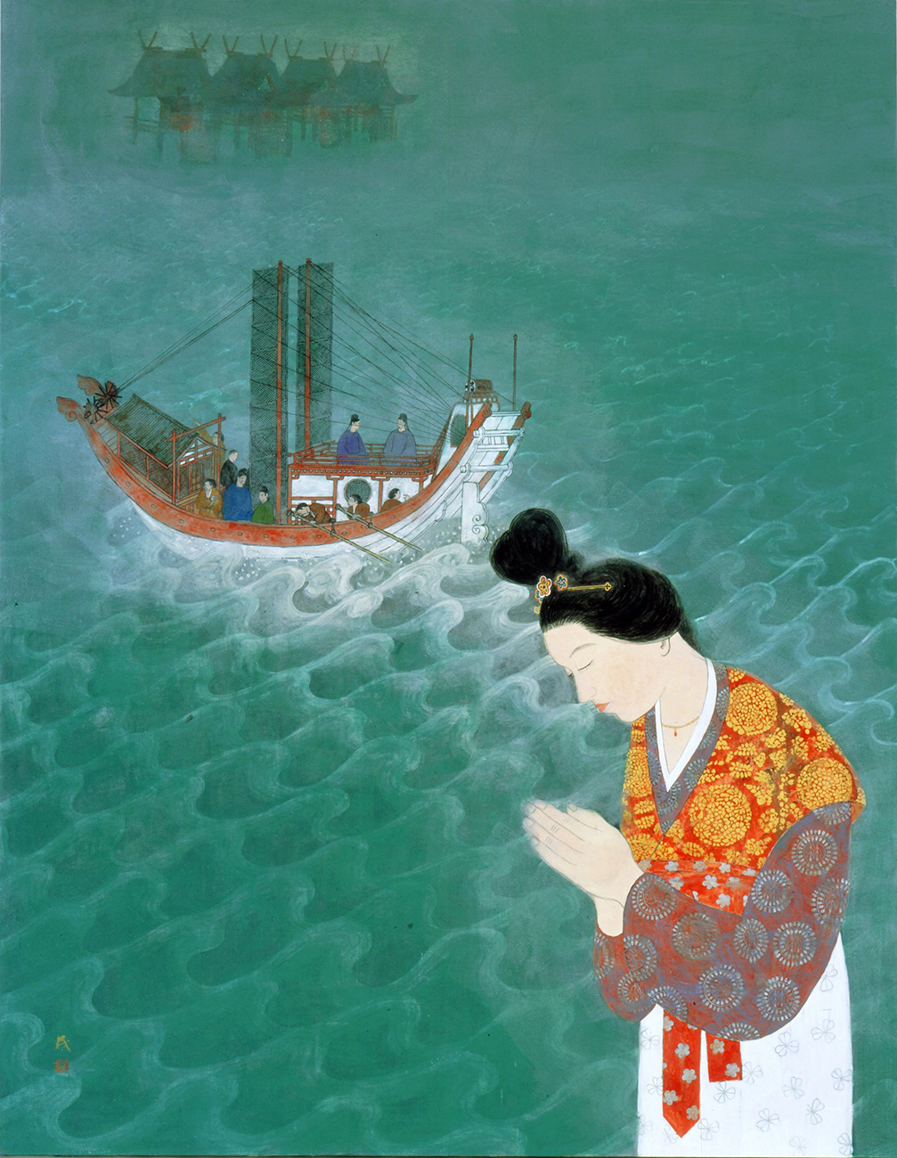石川義《祈り》画像