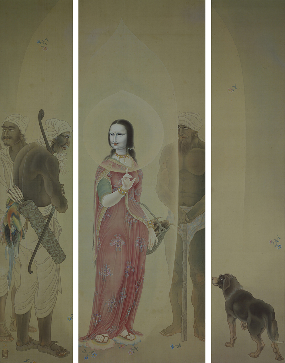 下村観山《魚籃観音》画像