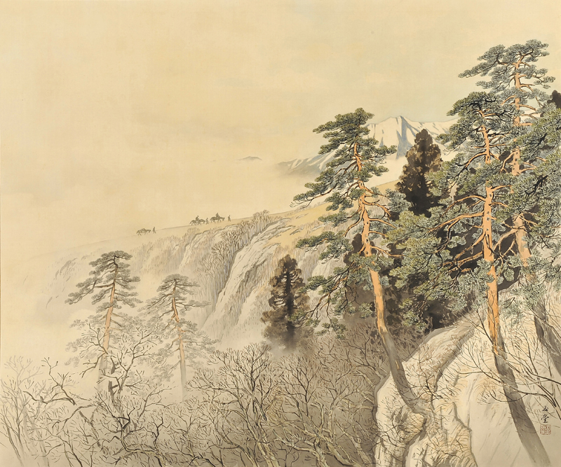 川合玉堂《朝晴》画像