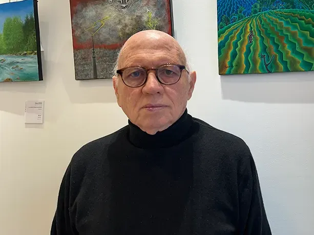 総合監修を務めたアラン・バザール氏（フランス芸術家協会絵画部門代表）